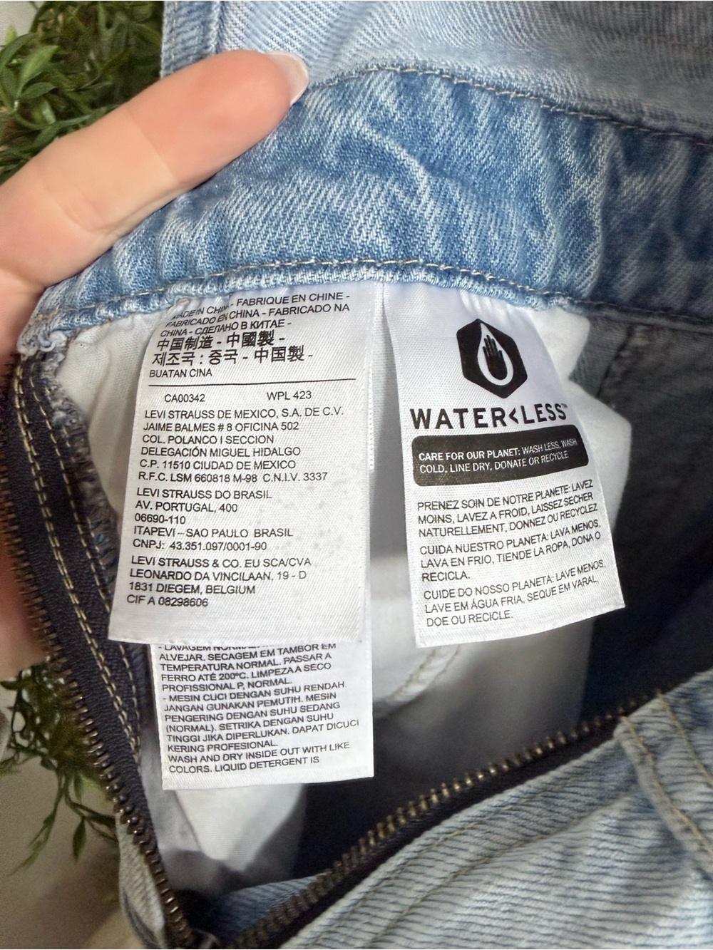 Levi's Light Blue Denim Women's Overalls - Picture 6 of 7